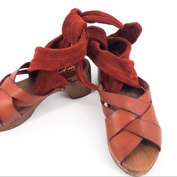 FREE PEOPLE Free People Emmy Wrap Clogs - Picture 6 of 8